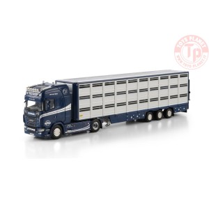 SCANIA S HIGHLINE CS20H 4X2 LIVE STOCK TRAILER - 3 AXLE Moeyaert WSI 01-4608 WSI MODELS