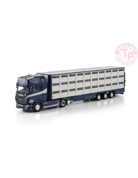 SCANIA S HIGHLINE CS20H 4X2 LIVE STOCK TRAILER - 3 AXLE Moeyaert WSI 01-4608 WSI MODELS