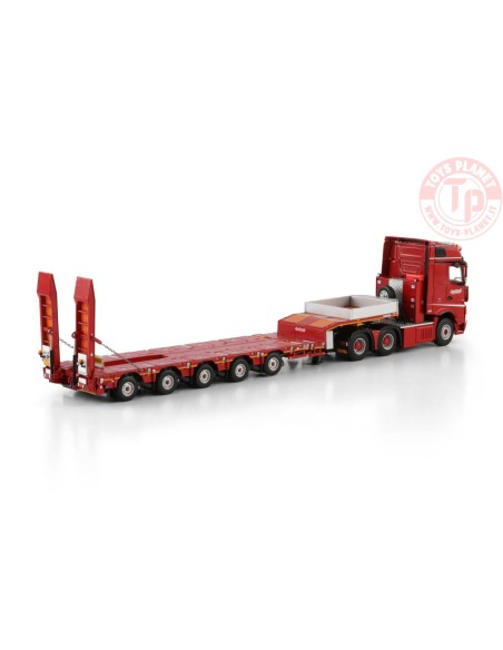 MERCEDES-BENZ ACTROS MP5 BIG SPACE 6X4 MANOOVR - 5 AXLE Nooteboom Red Line WSI 6073365 WSI MODELS