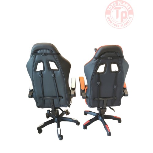 Sedia gaming in pelle rosso-nero SEDIA ROSSO Home