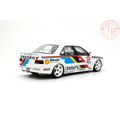1:18 PEUGEOT 405 MI16 BTCC WHITE R. GRAVETT 1992 OT1141 OTTOMOBILE