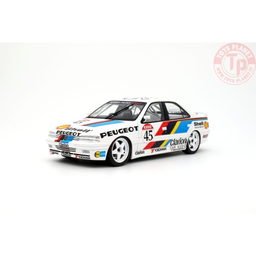 1:18 PEUGEOT 405 MI16 BTCC WHITE R. GRAVETT 1992 OT1141 OTTOMOBILE