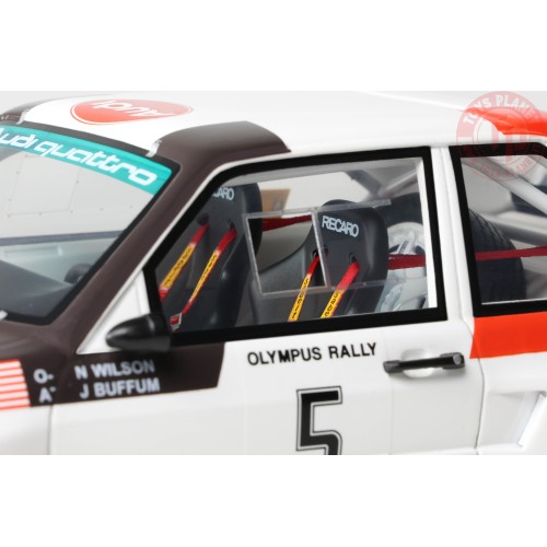 1:18 AUDI SPORT QUATTRO WHITE J. BUFFUM OLYMPUS RALLY 1986 OT1159 OTTOMOBILE