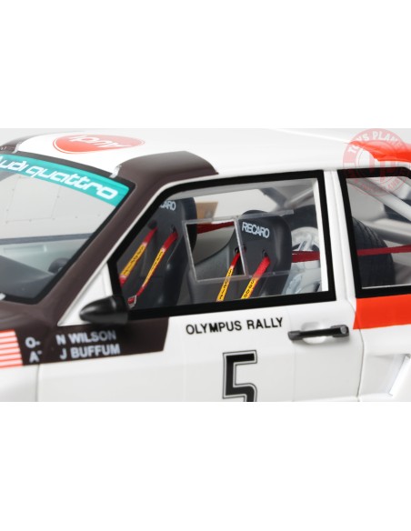 1:18 AUDI SPORT QUATTRO WHITE J. BUFFUM OLYMPUS RALLY 1986 OT1159 OTTOMOBILE 1:18 AUDI SPORT QUATTRO WHITE J. BUFFUM OLYMPUS RALLY 1986 OT1159 OTTOMOBILE