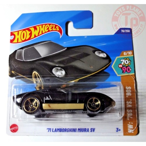 1/64 Lamborghini Miura SV '71 HOT WHEELS HYX73 HOT WHEELS