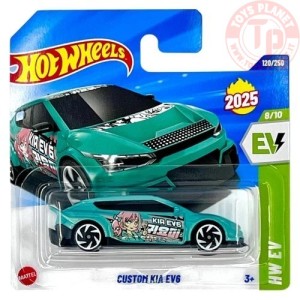 1/64 Custom Kia EV6 HOT WHEELS HYX63 HOT WHEELS