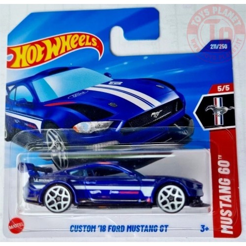 1/64 Custom '18 Ford Mustang GT HOT WHEELS HYY94 HOT WHEELS