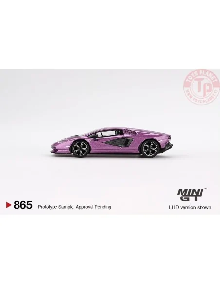 LAMBORGHINI COUNTACH LPI 800- 4 VIOLA 30TH 2023 1:64 MGT00865-L MINI GT