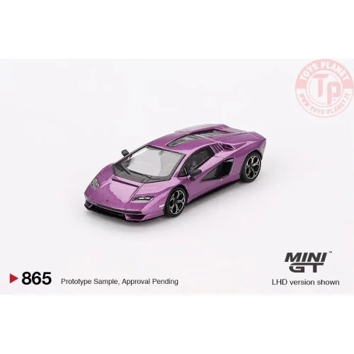 LAMBORGHINI COUNTACH LPI 800- 4 VIOLA 30TH 2023 1:64 MGT00865-L MINI GT
