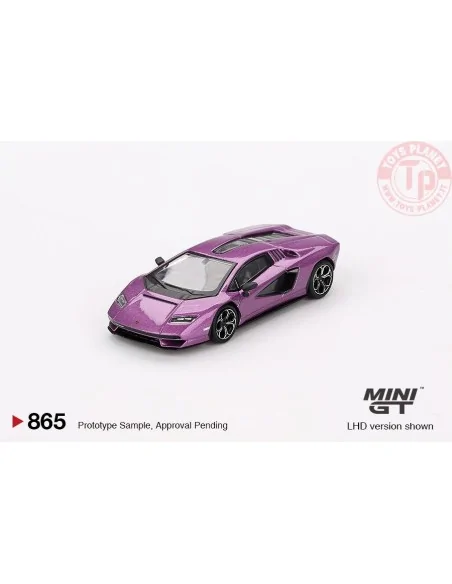 LAMBORGHINI COUNTACH LPI 800- 4 VIOLA 30TH 2023 1:64 MGT00865-L MINI GT