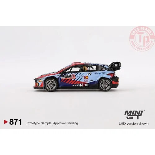 HYUNDAI I20 N RALLY1 HYBRID N11 RALLYE MONTE-CARLO WINNER 2024 1:64 MGT00871-L MINI GT