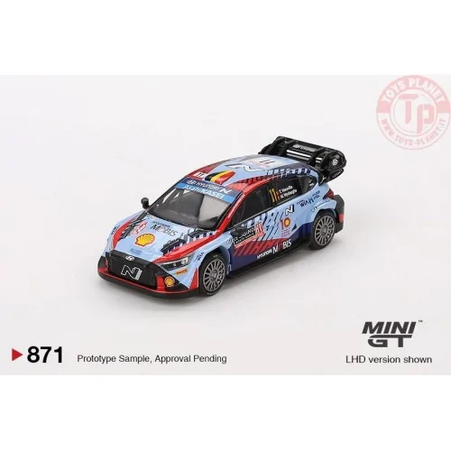 HYUNDAI I20 N RALLY1 HYBRID N11 RALLYE MONTE-CARLO WINNER 2024 1:64 MGT00871-L MINI GT