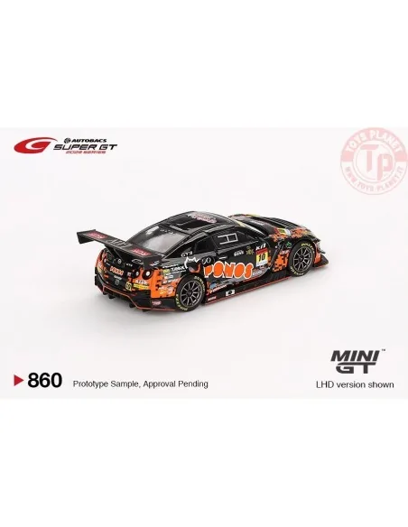 NISSAN GT-R (R35) NISMO GT3 N10 PONOS GAINER GT-R GAINER SUPER GT SERIES 2023 1:64 MGT00860-BL MINI GT