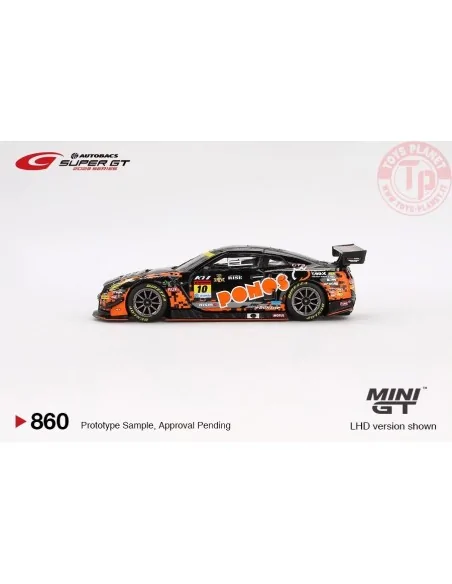NISSAN GT-R (R35) NISMO GT3 N10 PONOS GAINER GT-R GAINER SUPER GT SERIES 2023 1:64 MGT00860-BL MINI GT