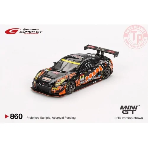 NISSAN GT-R (R35) NISMO GT3 N10 PONOS GAINER GT-R GAINER SUPER GT SERIES 2023 1:64 MGT00860-BL MINI GT
