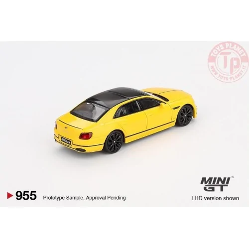 BENTLEY FLYING SPUR MONACO YELLOW 2023 1:64 MGT00955-L MINI GT