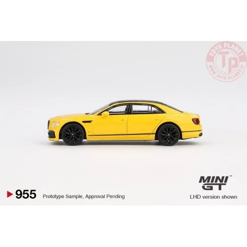 BENTLEY FLYING SPUR MONACO YELLOW 2023 1:64 MGT00955-L MINI GT