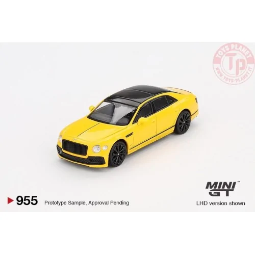 BENTLEY FLYING SPUR MONACO YELLOW 2023 1:64 MGT00955-L MINI GT
