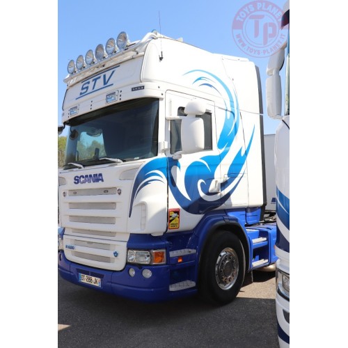 1/50 Scania serie R Topline con rimorchio frigor a 3 assi STV TEKNO 89812 TEKNO