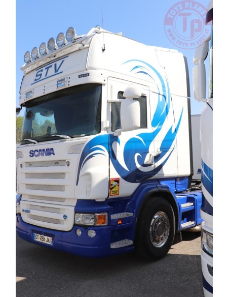 1/50 Scania serie R Topline con rimorchio frigor a 3 assi STV TEKNO 89812 TEKNO