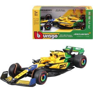 1/43 F1 MCLAREN MCL38 2024 N4 Lando Norris SENNA special livery 1:43 BURAGO 38214-N BURAGO