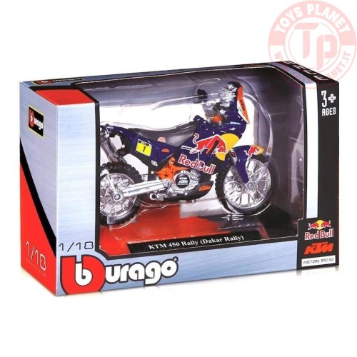 1/18 RED BULL KTM 450 BURAGO 194841 BURAGO