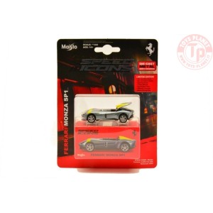 1/64 FERRARI MONZA SP-1 CABRIOLET SILVER MAISTO MI15702Z MAISTO 1:64