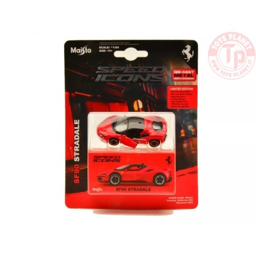 1/64 FERRARI SF90 STRADALE YELLOW MAISTO MI15703Y MAISTO 1:64