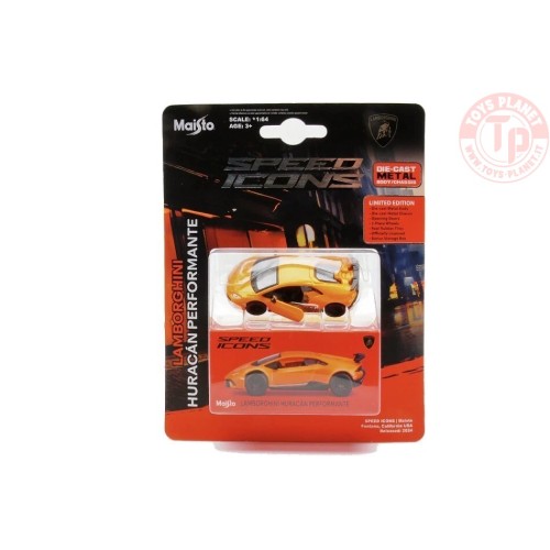 1/64 LAMBORGHINI HURACAN PERFORMANTE ORANGE MAISTO MI15705O MAISTO 1:64