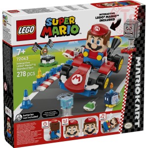 Mario Kart LEGO Mario interattivo e Kart standard LEGO SUPER MARIO 72043 LEGO