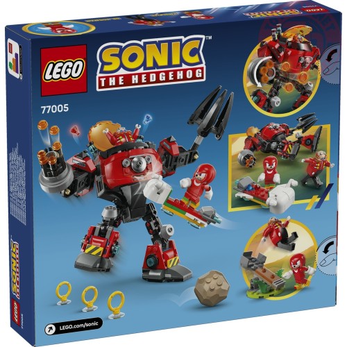 Knuckles vs. il Mech Egg Crusher del Dr. Eggman LEGO SONIC 77005 LEGO