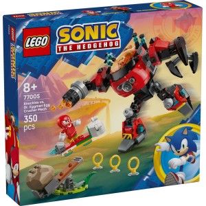 Knuckles vs. il Mech Egg Crusher del Dr. Eggman LEGO SONIC 77005 LEGO