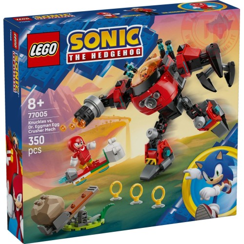 Knuckles vs. il Mech Egg Crusher del Dr. Eggman LEGO SONIC 77005 LEGO