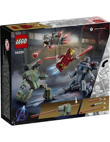 Iron Man e War Machine contro i droni di Hammer LEGO MARVEL 76320 LEGO