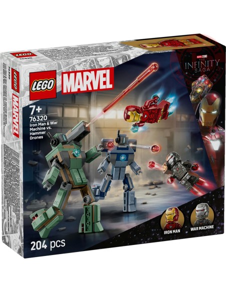 Iron Man e War Machine contro i droni di Hammer LEGO MARVEL 76320 LEGO