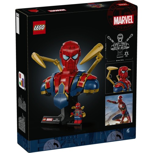 Busto di Iron Spider-Man LEGO MARVEL 76326 LEGO
