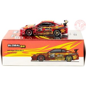 1/64 HKS Hiper Silvia RS-2 Cromato Rosso TARMAC T64G-023-HKSRC TARMAC WORKS