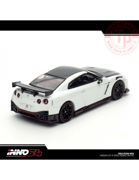 1/64 NISSAN GT-R (R35) NISMO Bianco IN65-R35N-WHI INNO MODELS 1/64 NISSAN GT-R (R35) NISMO Bianco IN65-R35N-WHI INNO MODELS