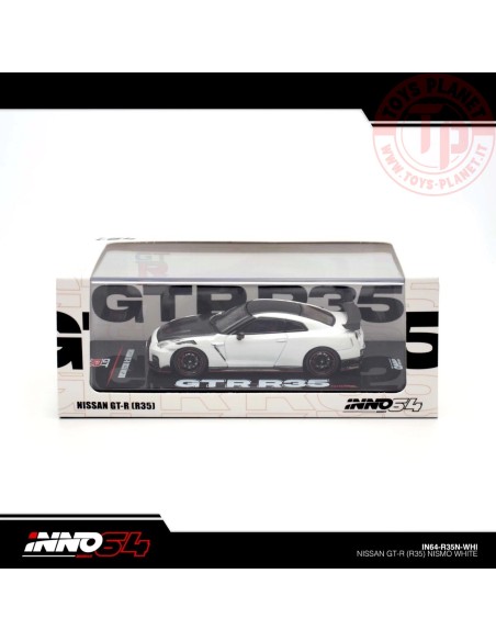 1/64 NISSAN GT-R (R35) NISMO Bianco IN65-R35N-WHI INNO MODELS 1/64 NISSAN GT-R (R35) NISMO Bianco IN65-R35N-WHI INNO MODELS