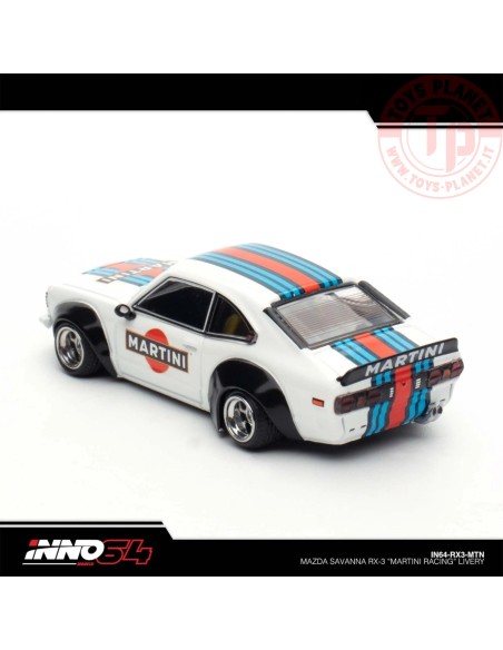 1/64 Mazda Savanna Rx3 Martini IN64-RX3-MTN INNO MODELS 1/64 Mazda Savanna Rx3 Martini IN64-RX3-MTN INNO MODELS