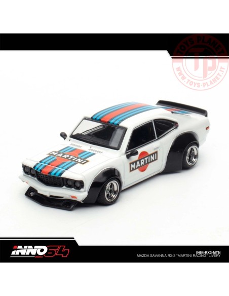 1/64 Mazda Savanna Rx3 Martini IN64-RX3-MTN INNO MODELS 1/64 Mazda Savanna Rx3 Martini IN64-RX3-MTN INNO MODELS