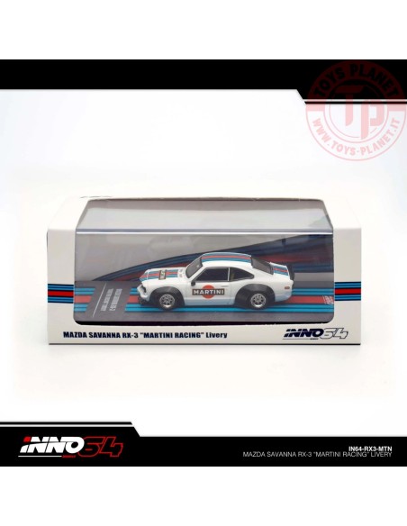 1/64 Mazda Savanna Rx3 Martini IN64-RX3-MTN INNO MODELS