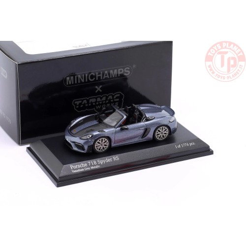 1/64 Porsche 718 (982) Spyder RS 2023 Vanadium Grey Metallic MINICHAMPS 643064003 MINICHAMPS 1:64
