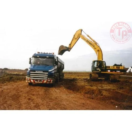 Scania T144-460 with 3-axle tipper Demets TEKNO 86534 TEKNO