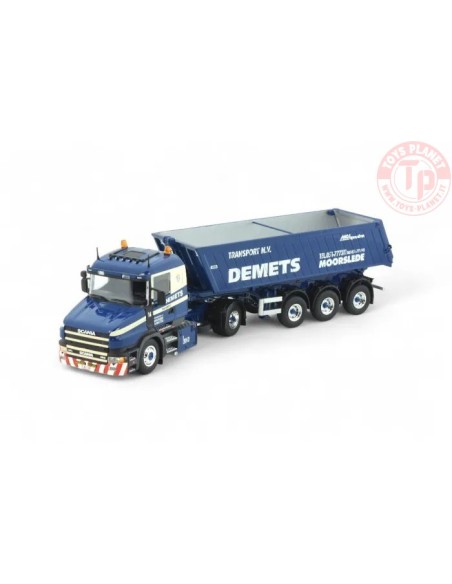 Scania T144-460 with 3-axle tipper Demets TEKNO 86534 TEKNO