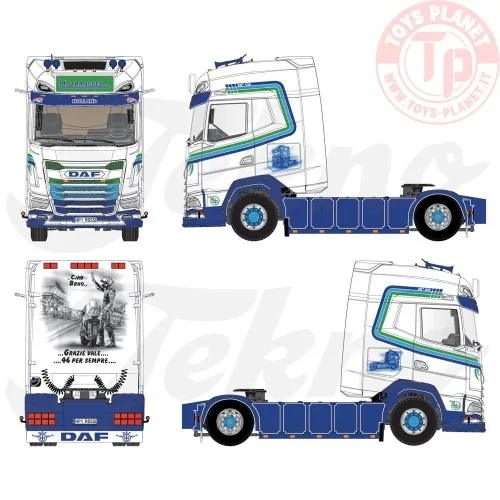 DAF XG+ 4x2 HP Transped TEKNO 87003 TEKNO