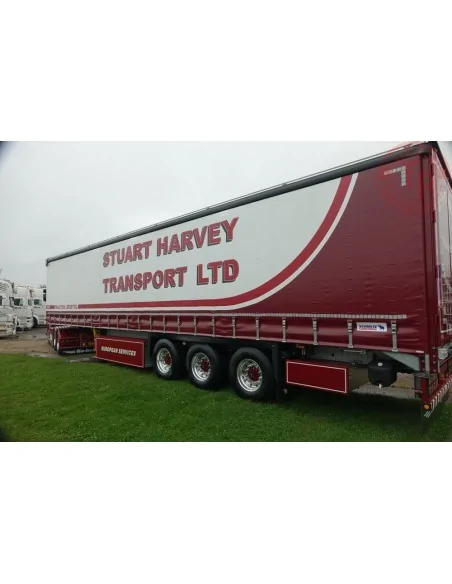 Scania Next Gen S-Highline met 3-assige schuifzeilen trailer Stuart Harvey Transport TEKNO 86273 TEKNO Scania Next Gen S-Highline met 3-assige schuifzeilen trailer Stuart Harvey Transport TEKNO 86273 TEKNO