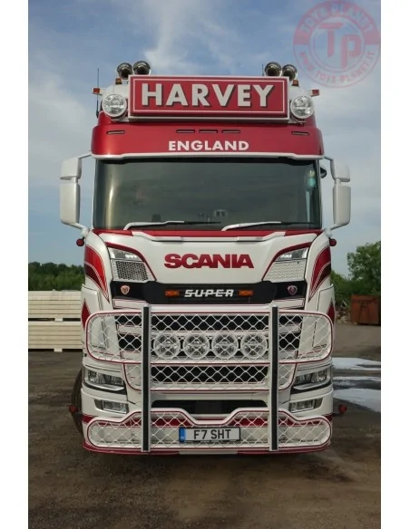 Scania Next Gen S-Highline met 3-assige schuifzeilen trailer Stuart Harvey Transport TEKNO 86273 TEKNO Scania Next Gen S-Highline met 3-assige schuifzeilen trailer Stuart Harvey Transport TEKNO 86273 TEKNO