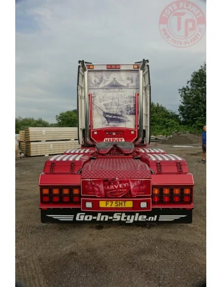 Scania Next Gen S-Highline met 3-assige schuifzeilen trailer Stuart Harvey Transport TEKNO 86273 TEKNO Scania Next Gen S-Highline met 3-assige schuifzeilen trailer Stuart Harvey Transport TEKNO 86273 TEKNO