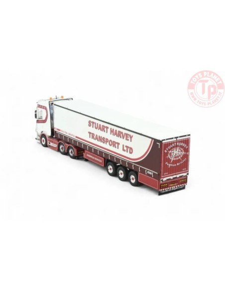 Scania Next Gen S-Highline met 3-assige schuifzeilen trailer Stuart Harvey Transport TEKNO 86273 TEKNO Scania Next Gen S-Highline met 3-assige schuifzeilen trailer Stuart Harvey Transport TEKNO 86273 TEKNO